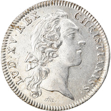 France, Token, Louis XV, Trésor Royal, History, 1750, AU(50-53), Silver