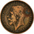 Coin, Great Britain, George V, 1/2 Penny, 1925, VF(20-25), Bronze, KM:809