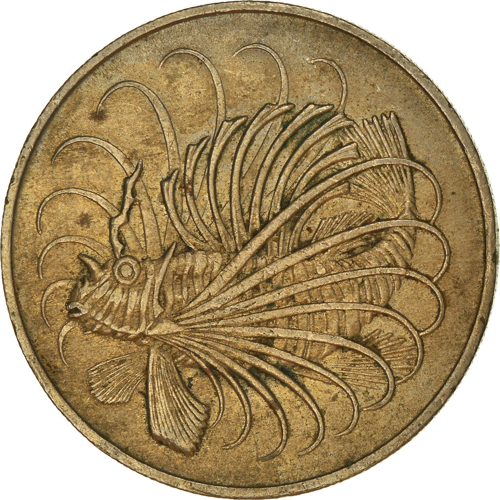 Coin, Singapore, 50 Cents, 1967, Singapore Mint, EF(40-45), Copper-nickel, KM:5