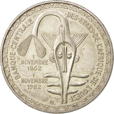 Stati dell'Africa occidentale, 5000 Francs, 1982, Paris, SPL-, Argento, KM:11