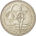 Stati dell'Africa occidentale, 5000 Francs, 1982, Paris, SPL-, Argento, KM:11
