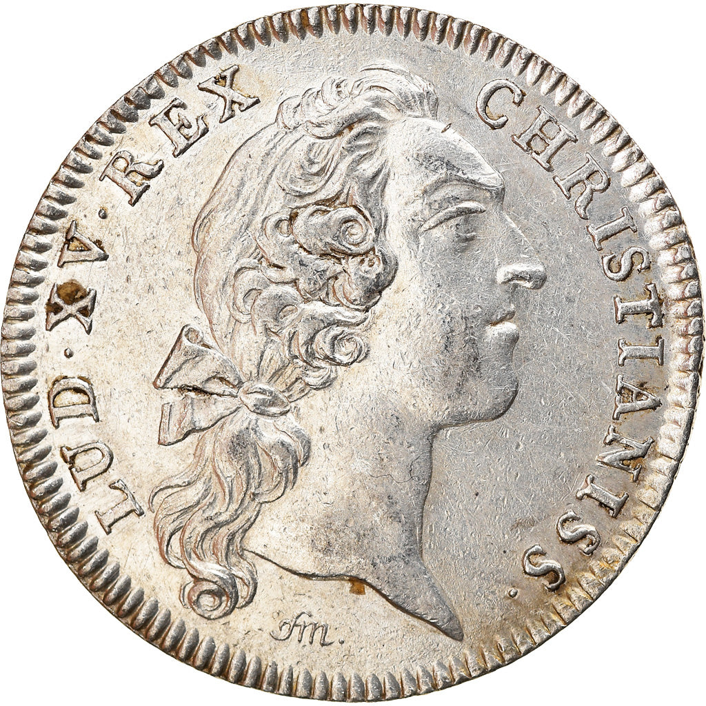 France, Token, Louis XV, Trésor Royal, History, 1750, AU(50-53), Silver