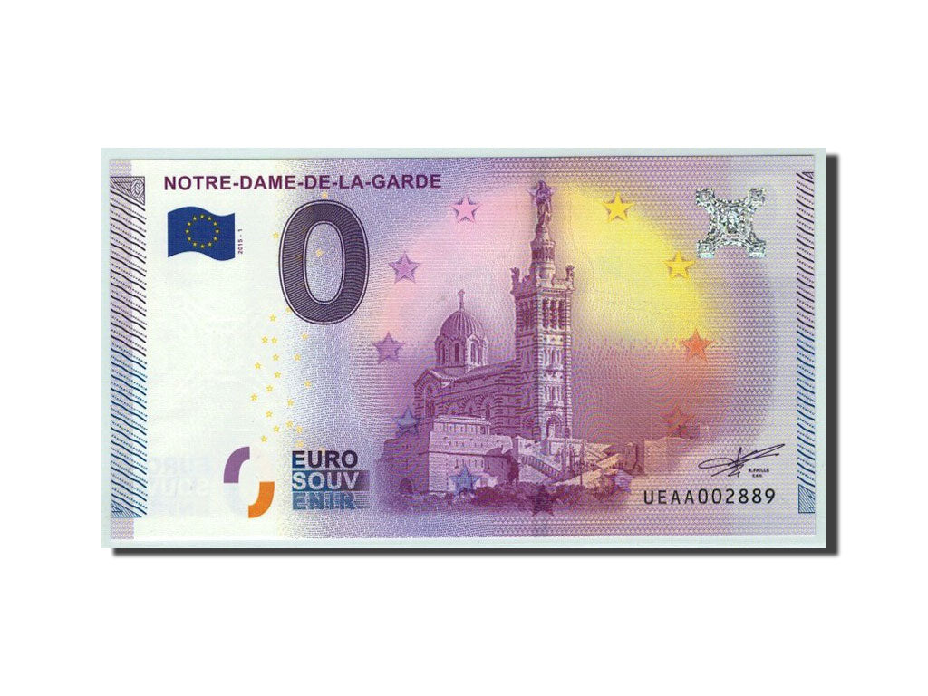 Frankrijk, Tourist Banknote - 0 Euro, 13/ Notre-Dame de la Garde, Marseille