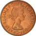 Coin, Great Britain, Elizabeth II, Penny, 1967, AU(55-58), Bronze, KM:897