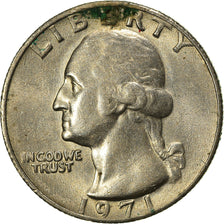 Coin, United States, Washington Quarter, Quarter, 1971, U.S. Mint, Philadelphia