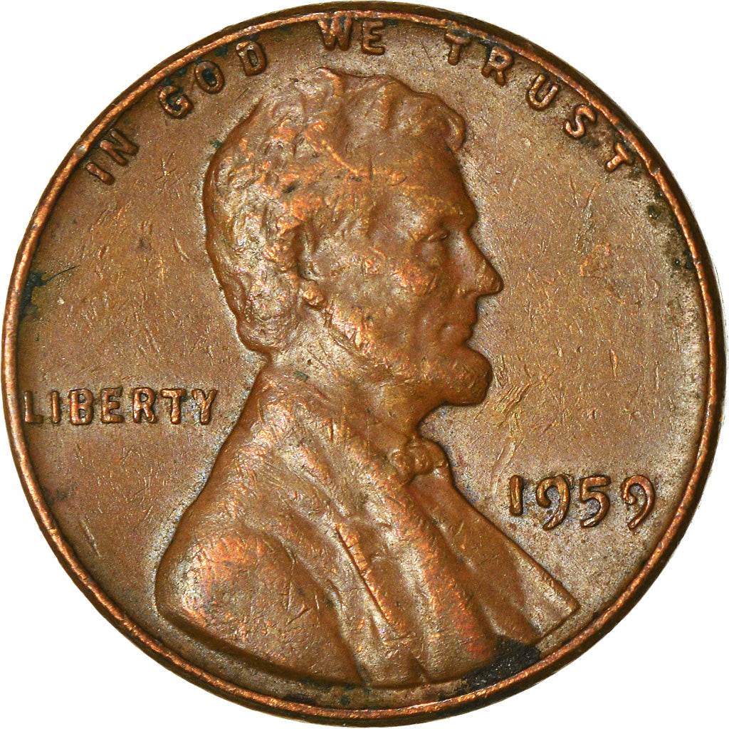 Münze, Vereinigte Staaten, Lincoln Cent, Cent, 1959, U.S. Mint, Philadelphia