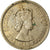Moneda, Mauricio, Elizabeth II, Rupee, 1975, BC+, Cobre - níquel, KM:35.1