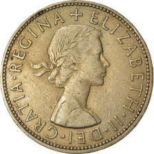 Coin, Great Britain, Elizabeth II, 1/2 Crown, 1965, EF(40-45), Copper-nickel