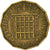 Moneda, Gran Bretaña, Elizabeth II, 3 Pence, 1959, BC+, Níquel - latón
