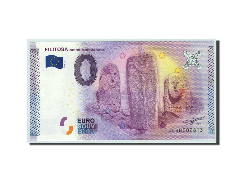 France, Billet Touristique - 0 Euro, 20/ Centre Préhistorique de Filitosa
