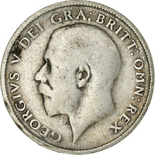 Coin, Great Britain, George V, 6 Pence, 1915, VF(20-25), Silver, KM:815