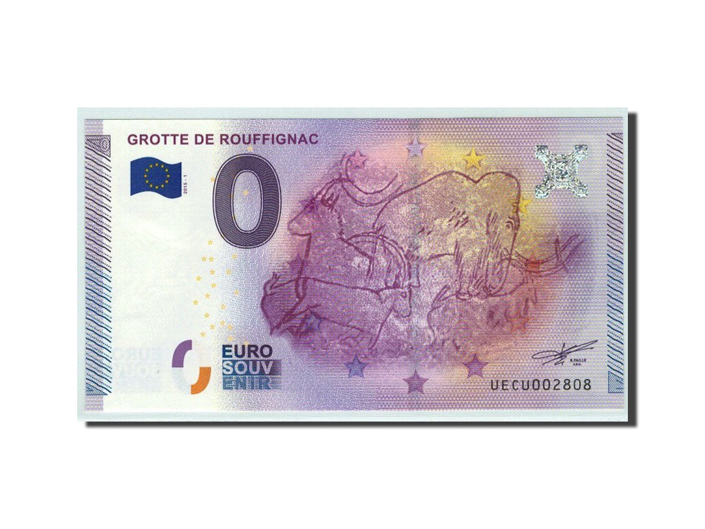 France, Tourist Banknote - 0 Euro, 24/ Grotte de Rouffignac, 2015, UNC
