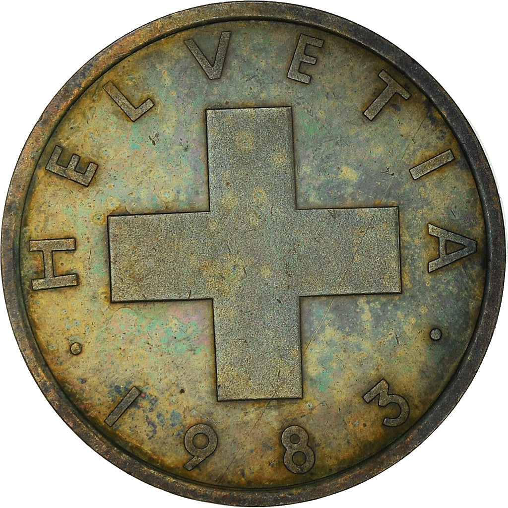 Monnaie, Suisse, Rappen, 1983, Bern, TTB, Bronze, KM:46