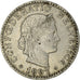 Coin, Switzerland, 20 Rappen, 1897, Bern, VF(30-35), Nickel, KM:29