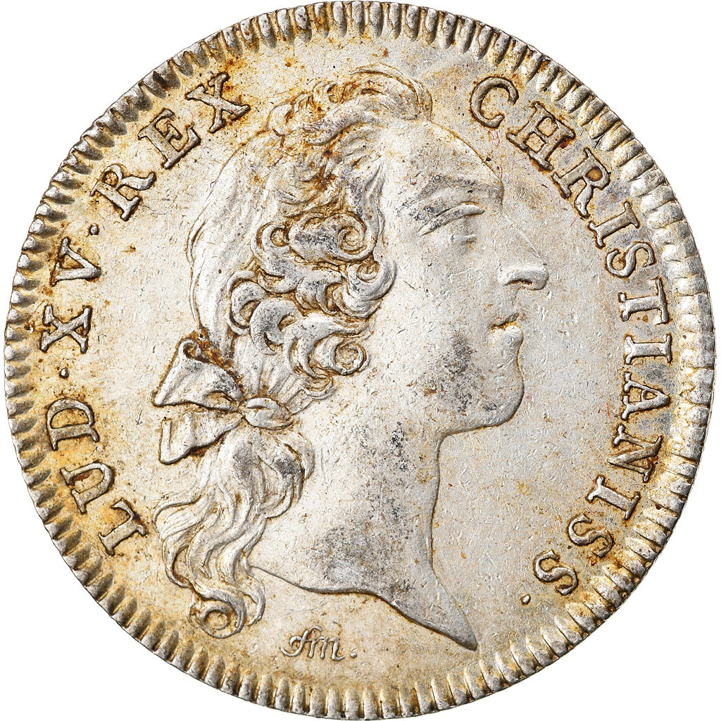 France, Token, Louis XV, Trésor Royal, History, 1750, EF(40-45), Silver