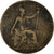 Moneta, Wielka Brytania, George V, Farthing, 1917, F(12-15), Brązowy, KM:808.1