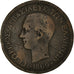 Münze, Griechenland, George I, 10 Lepta, 1869, Strassburg, S, Kupfer, KM:43