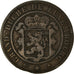 Coin, Luxembourg, William III, 10 Centimes, 1865, Paris, EF(40-45), Bronze