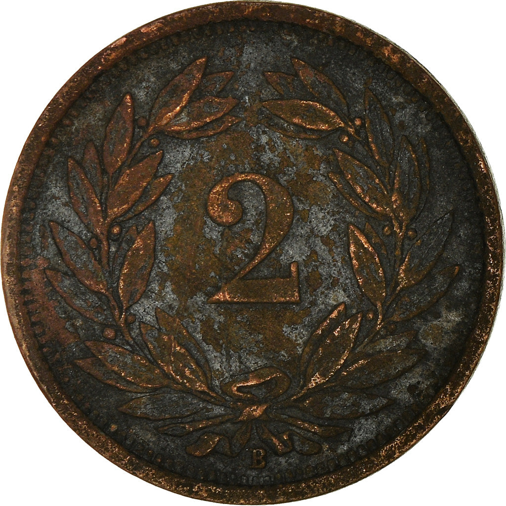 Coin, Switzerland, 2 Rappen, 1932, Bern, F(12-15), Bronze, KM:4.2a