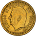 Moeda, Mónaco, Louis II, Franc, 1943, AU(55-58), Alumínio-Bronze, KM:120A