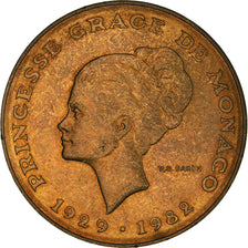Monnaie, Monaco, Rainier III, 10 Francs, 1982, TB+, Copper-Nickel-Aluminum