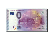 France, Tourist Banknote - 0 Euro, 60/ Château de Chantilly, 2015, UNC