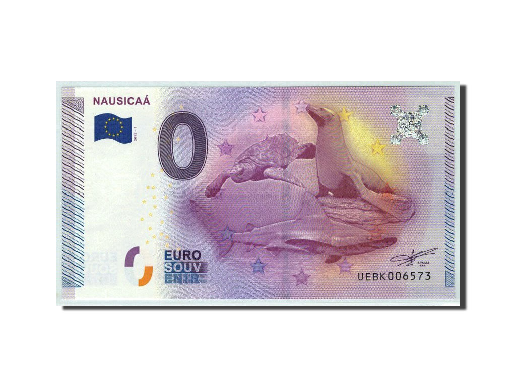 Frankreich, Tourist Banknote - 0 Euro, 62/ Nausicaà - Boulogne-sur-Mer, 2015