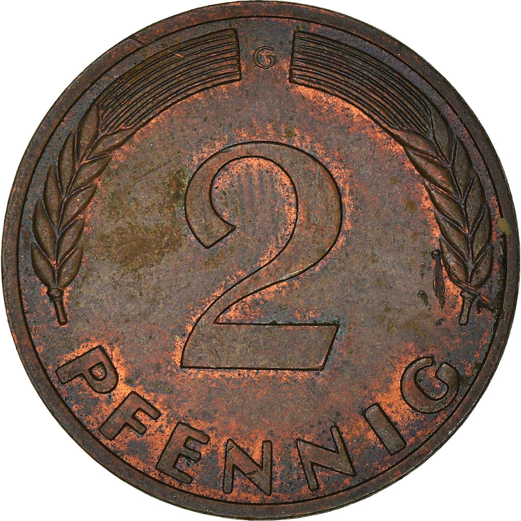 Moeda, ALEMANHA - REPÚBLICA FEDERAL, 2 Pfennig, 1969, Karlsruhe, EF(40-45)