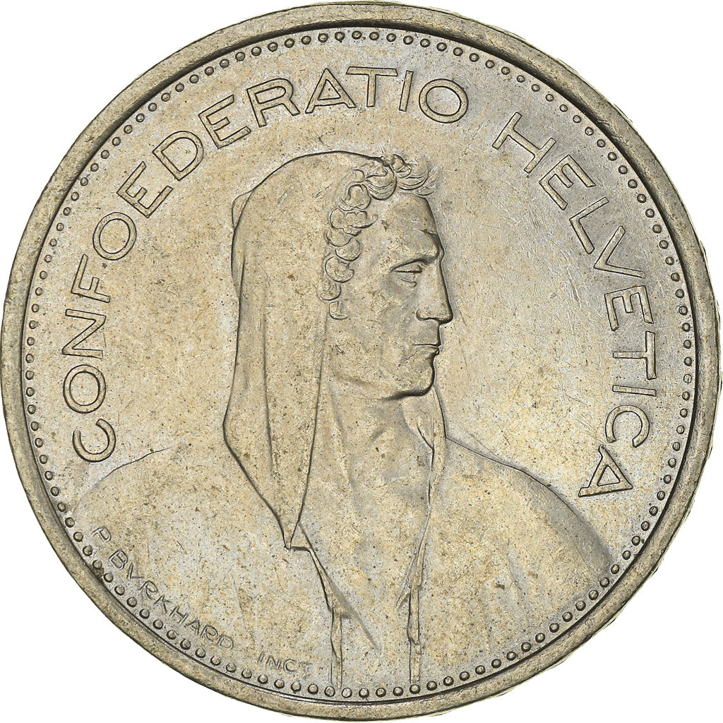 Moneta, Svizzera, 5 Francs, 1976, Bern, BB, Rame-nichel, KM:40a.1