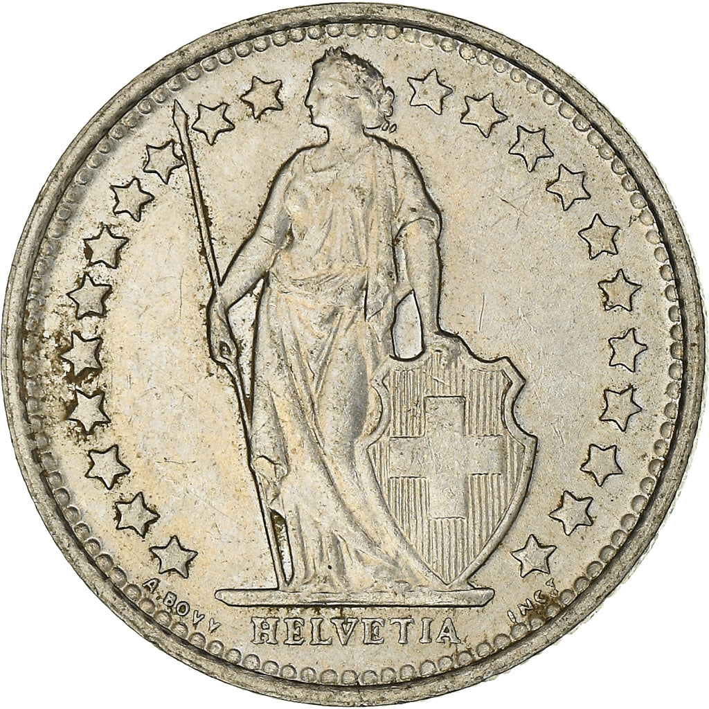 Monnaie, Suisse, 1/2 Franc, 1972, Bern, TTB, Cupro-nickel, KM:23a.1