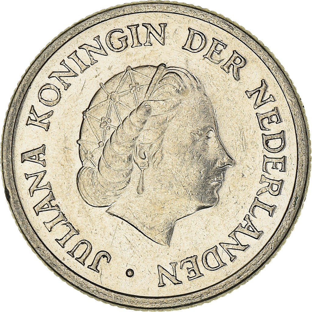 Monnaie, Pays-Bas, 25 Cents, 1980, TB+, Aluminium, KM:Pn136