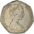 Coin, Great Britain, Elizabeth II, 50 New Pence, 1970, VF(30-35), Copper-nickel