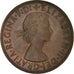 Coin, Australia, Elizabeth II, Penny, 1957, EF(40-45), Bronze, KM:56