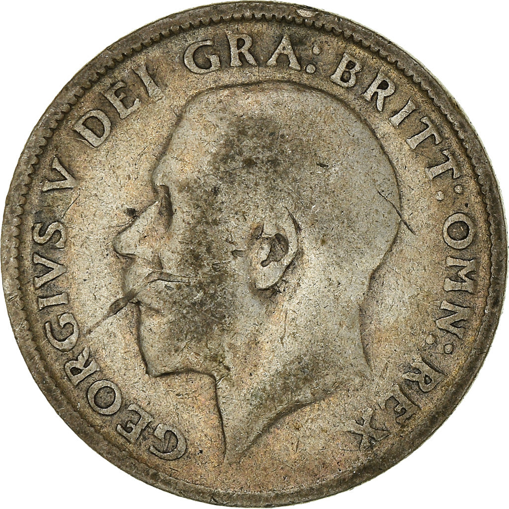 Moneta, Gran Bretagna, George V, 6 Pence, 1914, MB, Argento, KM:815