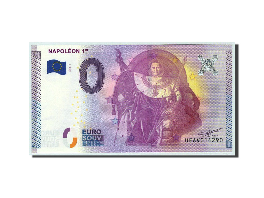 Frankrijk, Tourist Banknote - 0 Euro, 75/ Paris - Napoléon Ier, 2015, NIEUW