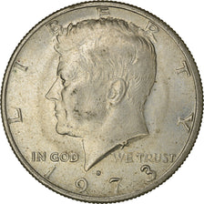 Coin, United States, Kennedy Half Dollar, Half Dollar, 1973, U.S. Mint, Denver