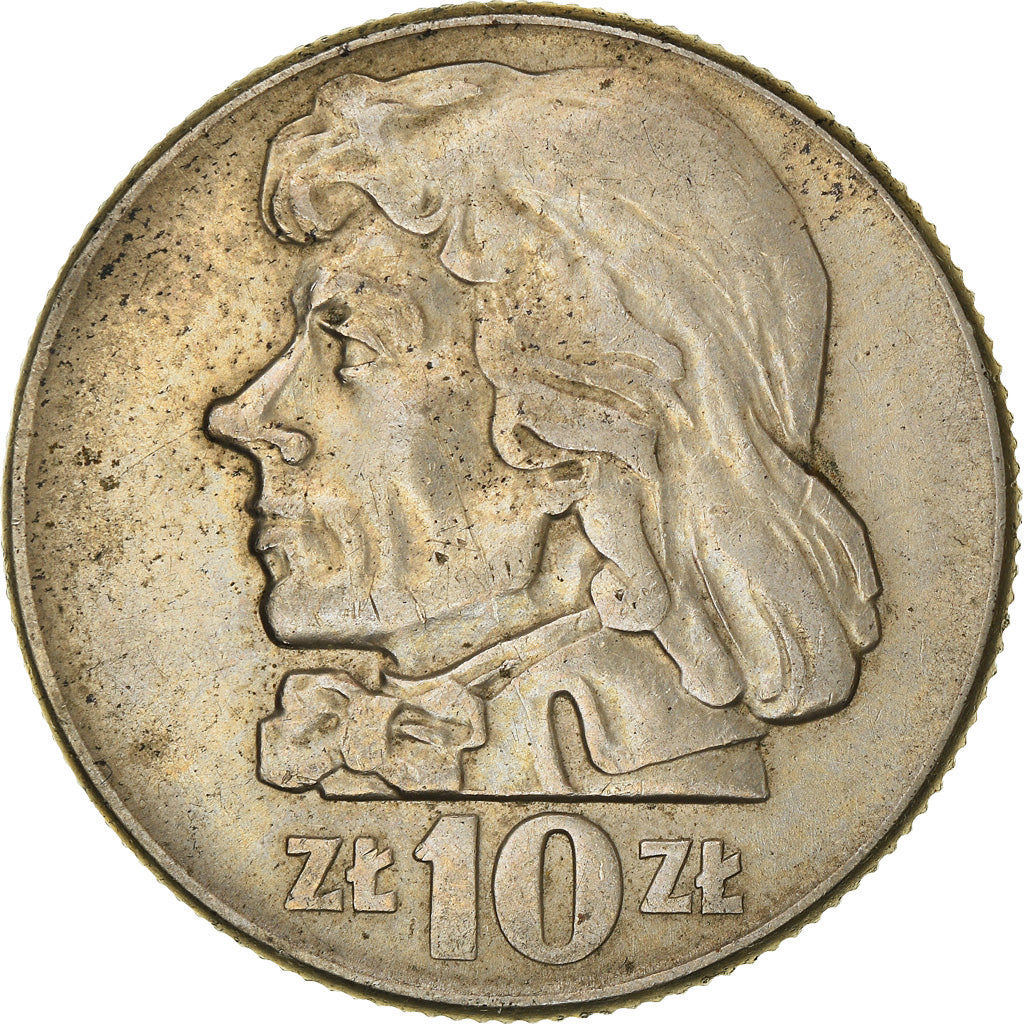 Coin, Poland, 10 Zlotych, 1966, Warsaw, EF(40-45), Copper-nickel, KM:50