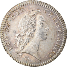 Frankrijk, Token, Louis XV, Secrétaires du Roi, History, 1731, ZF+, Zilver
