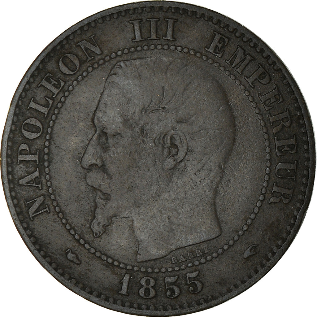 Coin, France, Napoleon III, Napoléon III, 2 Centimes, 1855, Paris, EF(40-45)