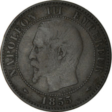 Coin, France, Napoleon III, Napoléon III, 2 Centimes, 1855, Paris, EF(40-45)