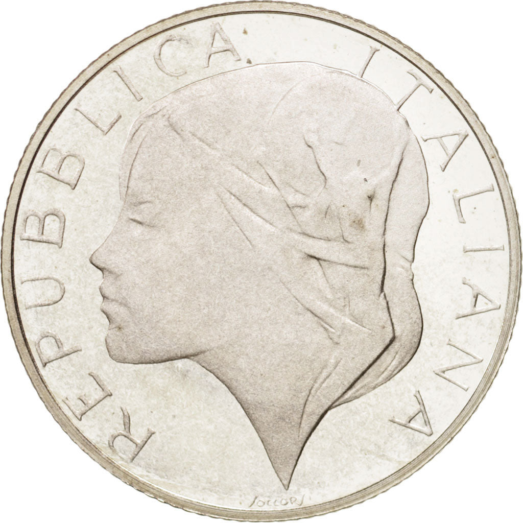Moneta, Italia, 200 Lire, 1989, Rome, SPL, Argento, KM:133