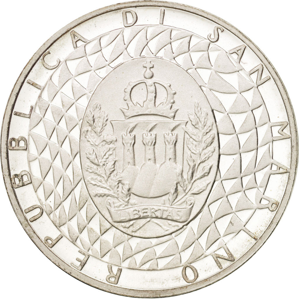 Coin, San Marino, 500 Lire, 1990, Rome, MS(63), Silver, KM:246