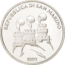 San Marino, 500 Lire, 1992, Rome, SPL, Argento, KM:276