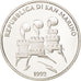 San Marino, 500 Lire, 1992, Rome, SPL, Argento, KM:276