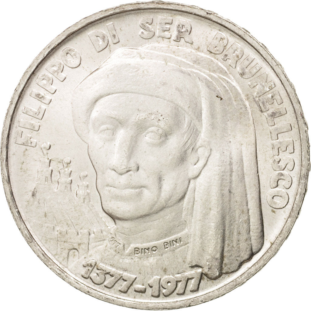 Münze, San Marino, 1000 Lire, 1977, Rome, UNZ, Silber, KM:72