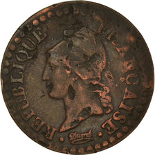 Monnaie, France, Dupré, Centime, AN 6, Paris, TB, Bronze, Gadoury:76, KM:646