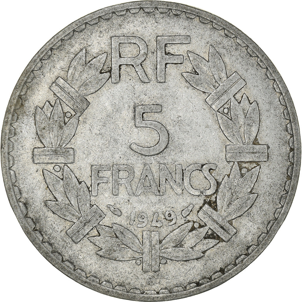 Coin, France, Lavrillier, 5 Francs, 1949, Beaumont - Le Roger, VF(20-25)