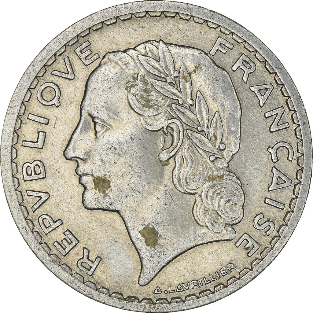 Monnaie, France, 5 Francs, 1945, Paris, TB, Aluminium, Gadoury:766, KM:PE311