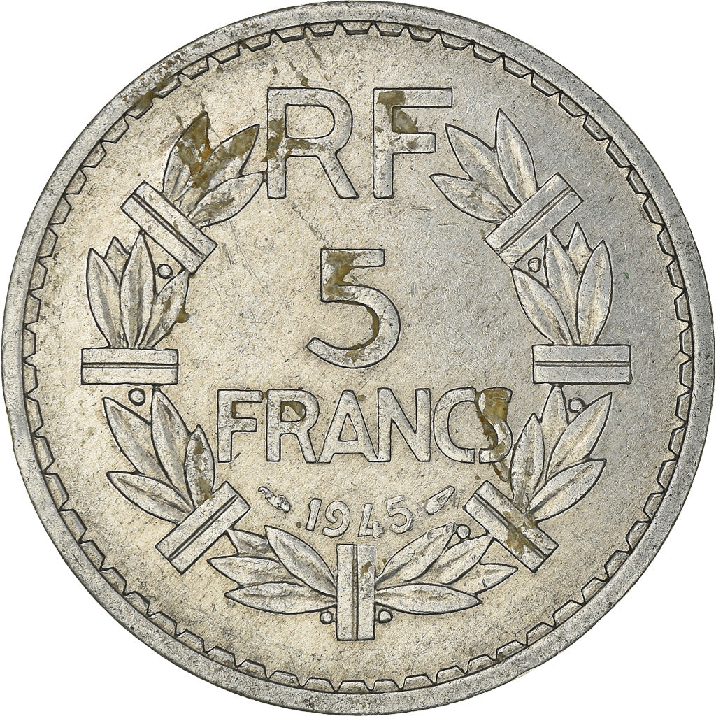 Monnaie, France, 5 Francs, 1945, Paris, TB, Aluminium, Gadoury:766, KM:PE311