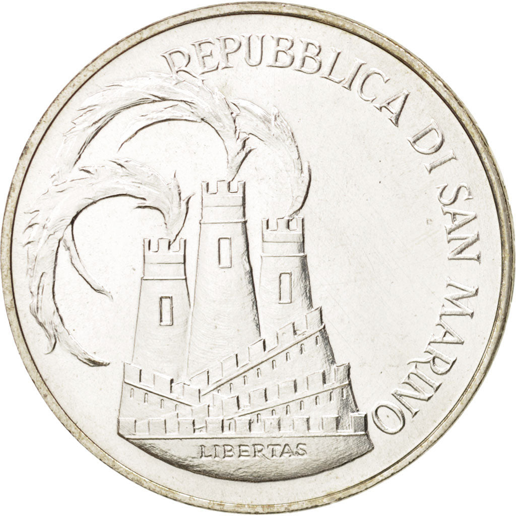 San Marino, 1000 Lire, 1984, Rome, SPL+, Argento, KM:169
